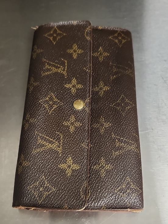 Louis Vuitton Handbags - Louis Vuitton Monogram Folded Wallet in Brown and Gold